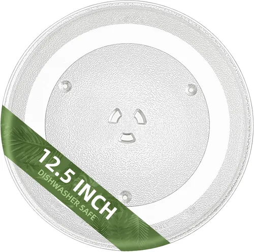 Vista 21 de Plato giratorio para microondas de 10.5 pulgadas compatible con Emerson 252100500497, placa de vidrio de repuesto para microondas de 10 1/2 pulgadas