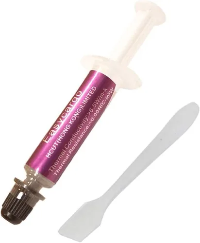Vista 3 de Easycargo Kit de pasta térmica de 6,5 W/m-k, compuesto de grasa térmica de alto rendimiento para interfaz de disipador de calor más refrigerante