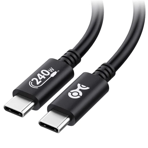 Vista 7 de Cable Matters [Certificado USB-IF] Cable USB C de 240W - 6.6 pies, hasta [240W de carga, 480Mbps], sin soporte de video, Cable de carga USBC/Cable