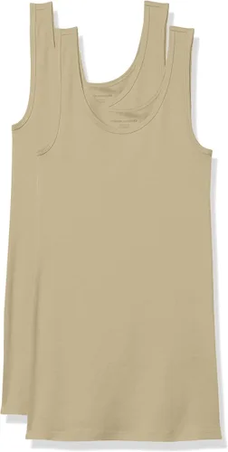 Vista 20 de Amazon Essentials - Camiseta sin mangas de corte entallado para mujer Aqua Blue/French Blue