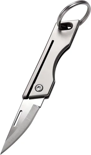 Vista 10 de Mini navaja, cuchillo utilitario, herramientas EDC geniales, se utiliza para abrir letras, paquetes y cajas