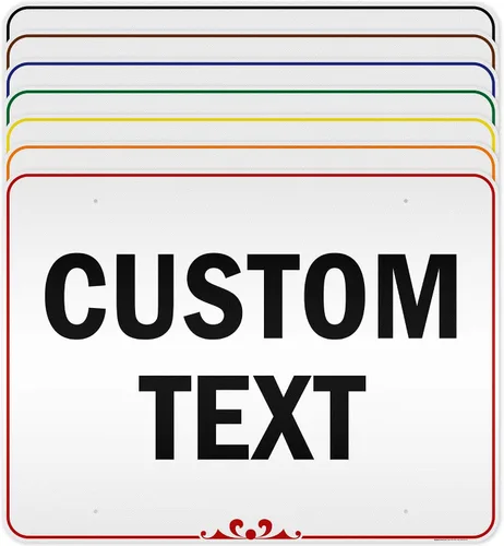 Vista 23 de My Sign Center (Prestige) - Letrero personalizado, para negocios, uso en interiores y exteriores, 7 x 10 pulgadas, libre de óxido, aluminio 040