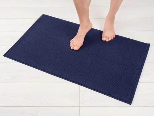 Vista 17 de American Soft Linen - Alfombra de baño antideslizante, 100% de algodón, 17 x 24 pulgadas, alfombras de baño lavables, tapetes peludos, color beige