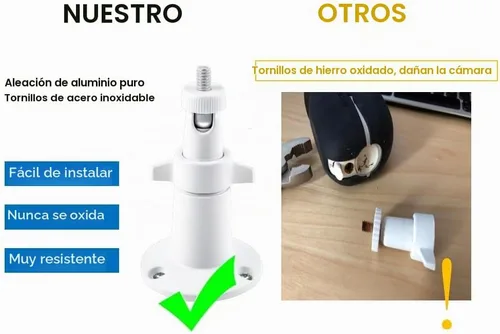 Vista 4 de JJMASEE Panel solar para cámara exterior SimpliSafe y Series 2, 1 paquete