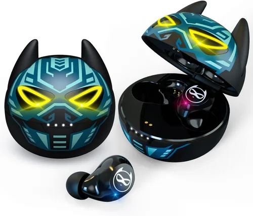Vista 15 de Auriculares inalámbricos Bluetooth, nuevos auriculares inalámbricos para niños 2024 con reducción de ruido Bluetooth 5.1, impermeables, auriculares