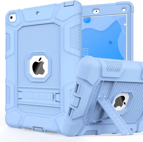 Vista 19 de Fundas para iPad de 6ª Generación, Funda de 5ª Generación, Air 2 de 9.7 Pulgadas a Prueba de Golpes, Resistente, Funda Protectora con Pata