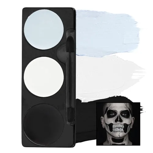Vista 8 de Mehron - Paleta de maquillaje tricolor para Halloween, talla única