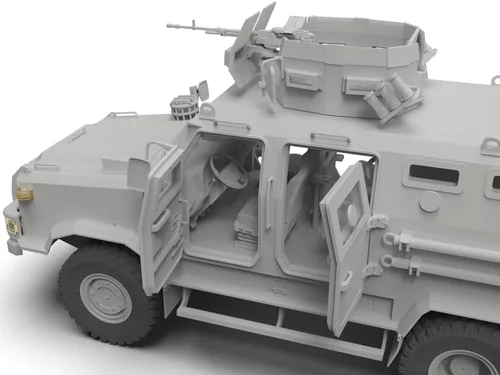 Vista 8 de ICM 35014 - 'Kozak-2', Vehículo Blindado Ucraniano Clase MRAP (100% Nuevos moldes) - Escala 1:35