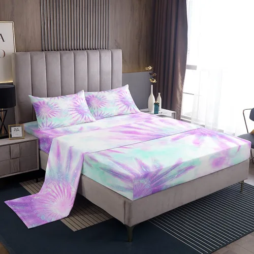 Vista 19 de Erosebridal Highland Cow - Juego de sábanas de tamaño individual con diseño de rosas para niños, niñas, adolescentes, adultos, animales salvajes