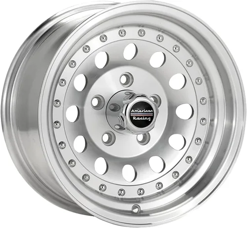 Vista 6 de American Racing AR62 OUTLAW II 17X8 8X6.5 5.21 18mm SATIN BLACK - AR627882AB Negro satinado
