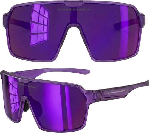Vista 17 de grinderPUNCH Lentes de sol deportivos polarizados para hombres y mujeres, con protección UV, para béisbol, correr, ciclismo, esquí y pickleball