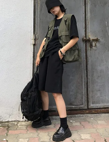 Vista 6 de Gihuo - Chaleco de viaje para mujer diseño de safari