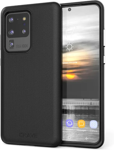 Vista 43 de Crave Dual Guard para Samsung Galaxy S22 Ultra, Verde bosque, Funda para teléfono celular, Protección a prueba de golpes, Doble capa, TPU/PC