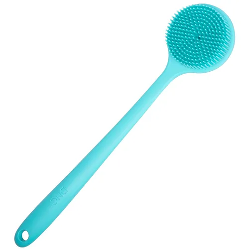 Vista 13 de DNC Exfoliador de Espalda para Ducha Cepillo Corporal de Silicona Suave para Baño con Mango Largo (Negro)