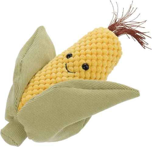 Vista 5 de Apricot Lamb Juguetes de comida, peluche de maíz fresco, suave, perfecto para niños
