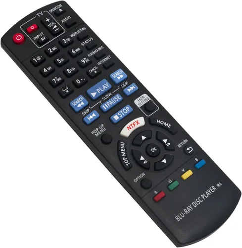 Vista 9 de N2QAYB001147 Reemplazo de control remoto compatible con Panasonic 4K Blu-Ray Disc Player DP-UB820 DP-UB820-K DMP-UB300 P-UB820EB-K DP-UB9000