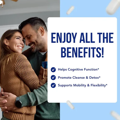 Vista 5 de SAM-E Suplemento de 500 mg Fácil absorción S-adenosil-L-metionina SAM-e 500mg para suplemento de apoyo óseo y estado de ánimo Fabricado