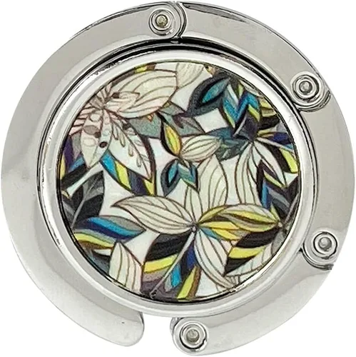 Vista 11 de Wrapables Percha escénica con gancho para bolso, colgador de mesa plegable para bolso, mariposa Deco
