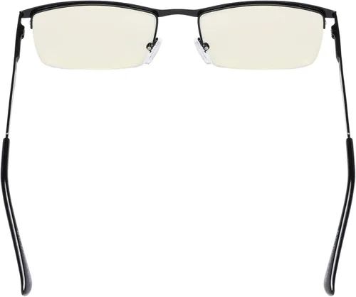Vista 4 de CessBlu Protección UV,Anti rayos azules,Gafas de lectura de computadora de medio borde