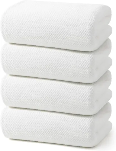 Vista 7 de REDKISS Juego de toallas de baño de 6 piezas, 2 paños de baño, 2 toallas de mano, 2 toallas de baño, forro polar coral ultra fibra, súper