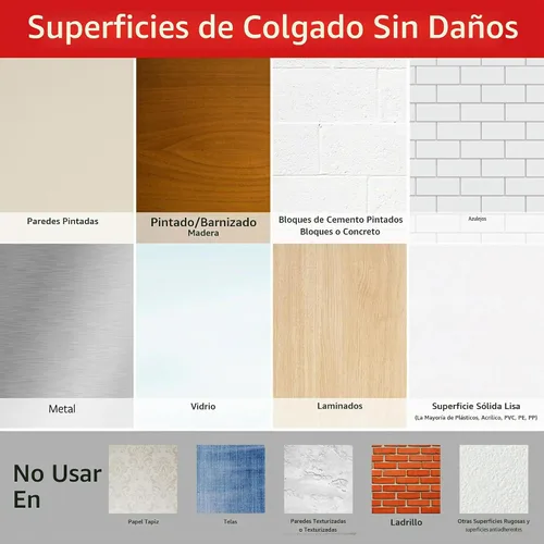 Vista 8 de Ganchos de utilidad Command Colgar sin daños con adhesivo, resistente, ideal para organización y almacenamiento, soporta hasta 3 libras