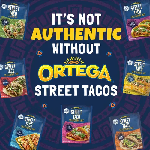 Vista 8 de Ortega Mezcla de condimentos Street Taco, Al Pastor, 1 onza (paquete de 12)