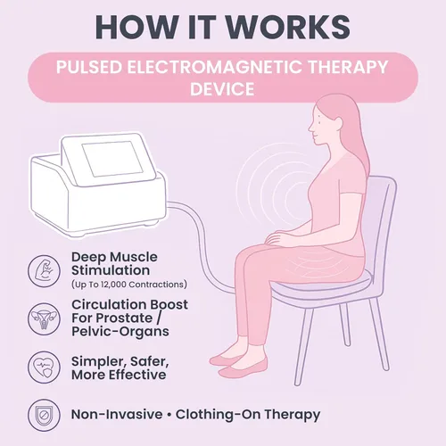 Vista 4 de Entrenador muscular del suelo pélvico para mujeres, ejercitador ajustable de Kegel para recuperación posparto, control de vejiga y levantamiento
