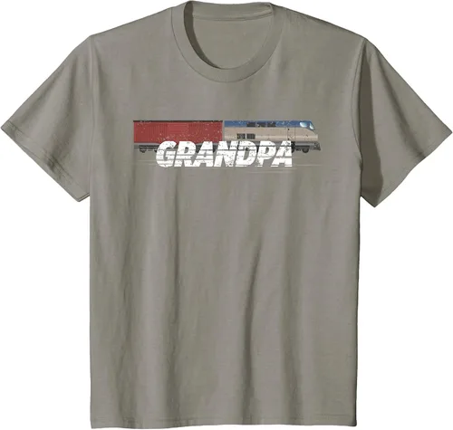 Vista 31 de RC Model Train Shirt Grandpa Train Boxcar HO Scale T-Shirt Negro