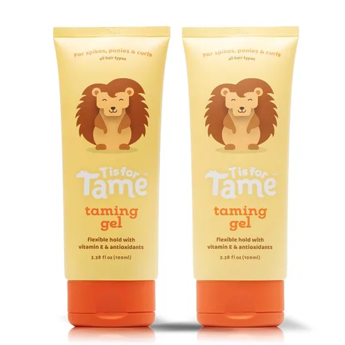 Vista 8 de T is for Tame Gel Domador – Gel de peinado para cabello de bebés niños y niñas para el control del encrespamiento y cabellos sueltos – Natural