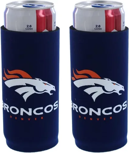 Vista 36 de Paquete de 2 soportes para latas de fútbol de 12 onzas, delgado y delgado, aislador de bebidas Huggie Cooler Coozies (Arizona (cardenales))