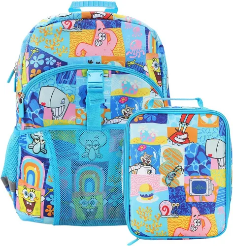 Vista 27 de Bioworld Conjunto de Mochila Premium y Kit de Almuerzo de Batman de 2 Piezas de 16" para Niños