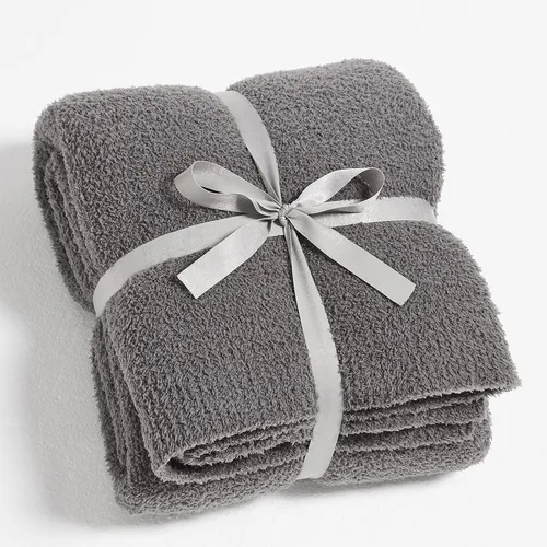 Vista 22 de CYMULA Manta de Punto Súper Suave Tamaño Throw Beige - Ligera Afelpada Esponjosa Mullida Cálida Acogedora Mantas y Throws para Sofá Cama Uso