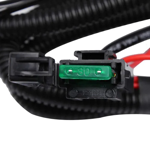 Vista 4 de H11 880 881 H8 Kit de Arnés de Cableado de Relé Universal 40A Se Adapta a Ensamblajes de Conversión de Luz Antiniebla LED Automotriz
