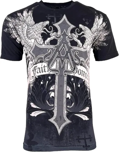 Vista 2 de Archaic by Affliction - Camiseta para hombre con alas