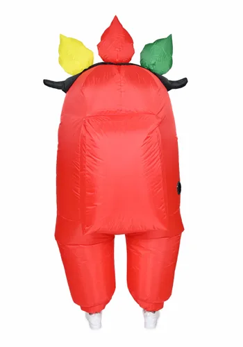 Vista 2 de Disfraz Inflable de Impostor de Among Us con Luces para Niños Multicolor