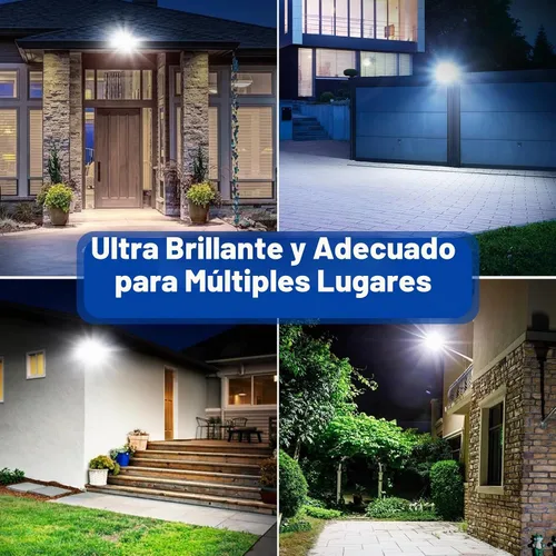 Vista 7 de FEIERYA Luces solares para exteriores, luces solares impermeables IP66 con sensor de movimiento y control remoto, lámparas de calle de 6500 K