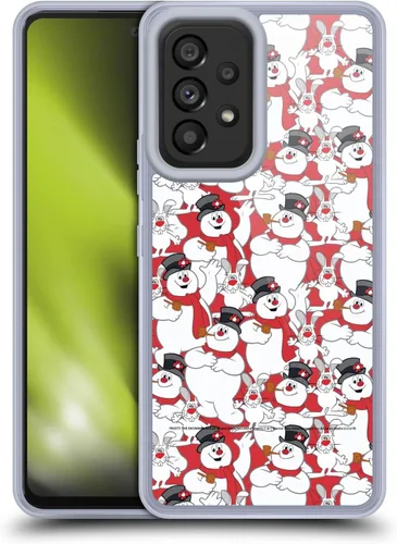 Vista 10 de Head Case Designs Officially Licensed Frosty the Snowman Movie Pattern 1 Patterns Gel Case [Military Grade Protection] Compatible with Samsung
