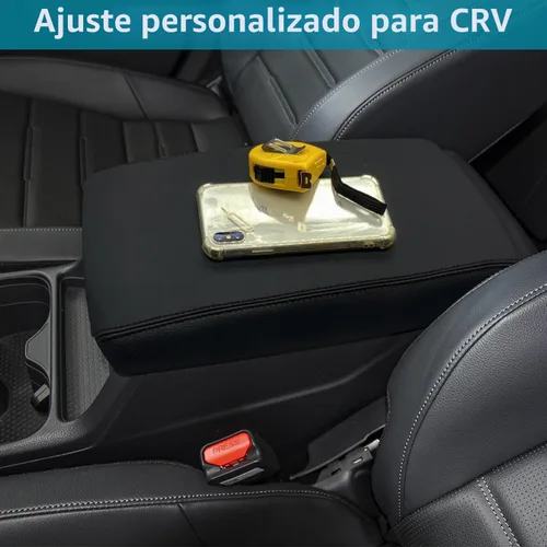 Vista 3 de Cubierta de Reposabrazos de Consola Central Compatible con Accesorios Honda CRV 2023 2024 2025 2026, para Cubierta Protectora de Caja de Puntadas