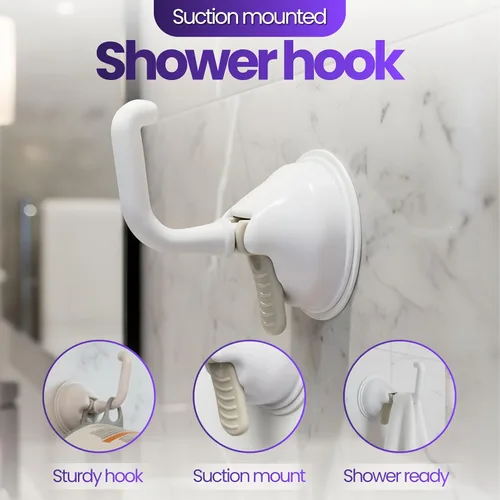 Vista 7 de Changing Lifestyles Safe-er-Grip Shower Hook