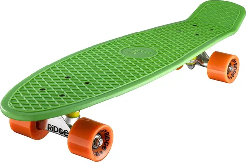 Vista 21 de Ridge Outdoors Ridge Skateboards Big Brother Large Retro Cruiser Black-Clear Green