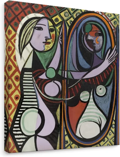 Vista 8 de Niwo ART - Montañas y mar, serie de pinturas más famosas del mundo, lienzo de pared para decoración del hogar, envoltura de galería, estirado