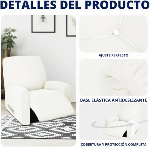 Vista 4 de PureFit Funda de sofá 100 % impermeable doble para sofás y sofás, funda elástica de forro polar antideslizante, lavable, protector de muebles a