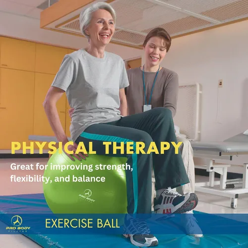 Vista 9 de ProBody Pilates Pelota de yoga - Pelotas de ejercicio, varios tamaños, para estabilidad, embarazo, entrenamiento y terapia física