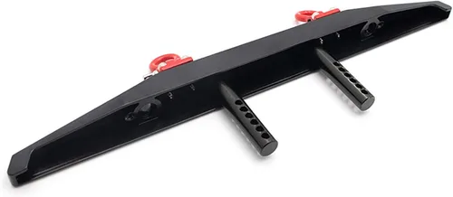 Vista 6 de LCX Racing 1/10th RC Crawler Car CNC mecanizado aleación de aluminio parachoques trasero para Traxxas TRX4 TRX6 Axial SCX10 SCX10 II 90046 90047