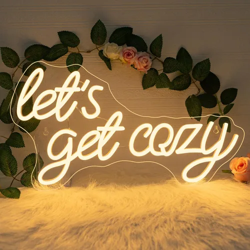 Vista 15 de Looklight Letrero de neón de Navidad "Baby It's Cold Outside" para decoración de pared, luces LED para bar, fiesta, habitación, tienda, ventana