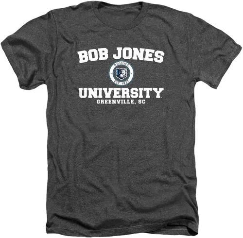 Vista 9 de Bob Jones University - Camiseta unisex con logotipo circular oficial para adultos Silver