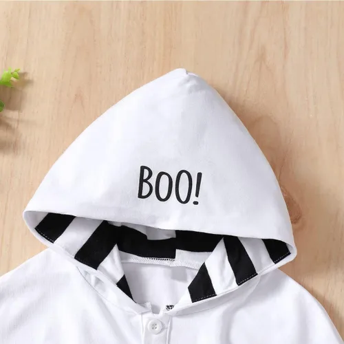 Vista 7 de Disfraz de Halloween para bebé, capa de fantasma, poncho con capucha