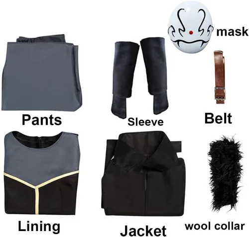 Vista 5 de Rimuru - Disfraz de cosplay de Rimuru, uniforme de anime, conjunto completo de Halloween