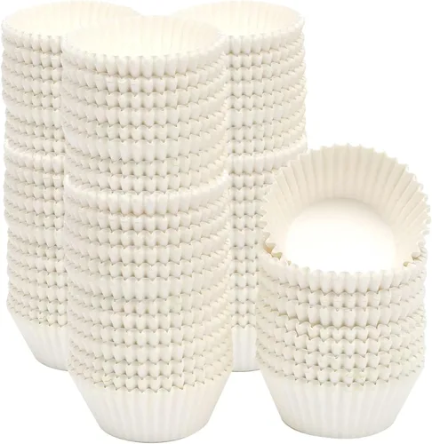 Vista 17 de qiqee 300 unidades de forros para magdalenas jumbo naturales forros para muffins de tamaño jumbo tazas para hornear de papel de tamaño jumbo sin