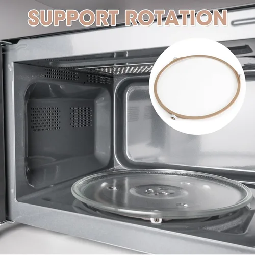 Vista 6 de Paquete de 1 anillo de soporte giratorio para horno de microondas, soporte circular (sin plato giratorio de vidrio incluido), compatible con Lg